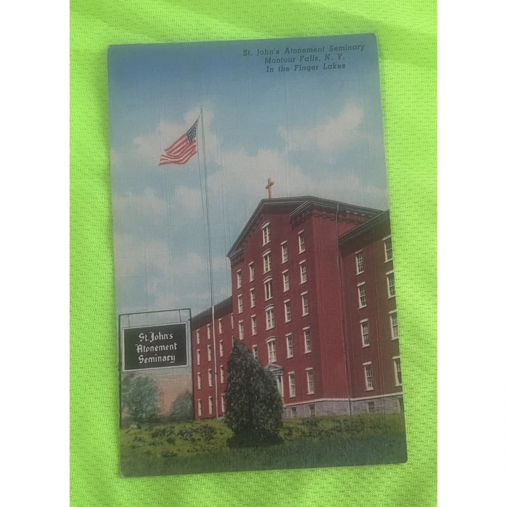 Post Card - St John's Atonement Seminary Montour Falls, NY Unposted